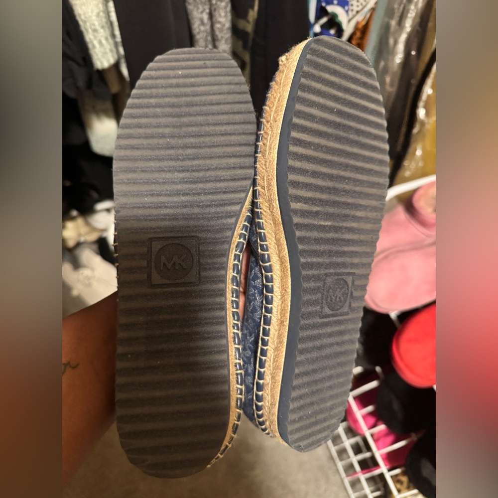 Michael Kors Blue Patterned Espadrilles - Picture 7 of 8